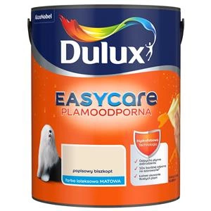 Farba do ścian i sufitów lateksowa Dulux EasyCare Popisowy biszkopt mat 5L