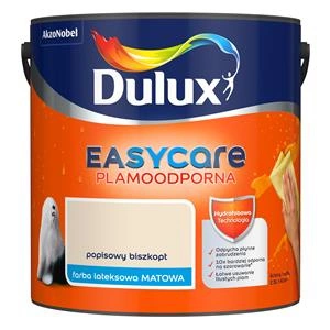 Farba do ścian i sufitów lateksowa Dulux EasyCare Popisowy biszkopt mat 2,5L