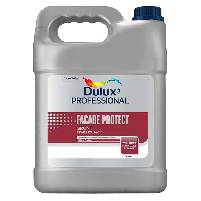 Podkład gruntujący do elewacji akrylowy DULUX Professional FACADE GRUNT STABILIZUJĄCY 5l