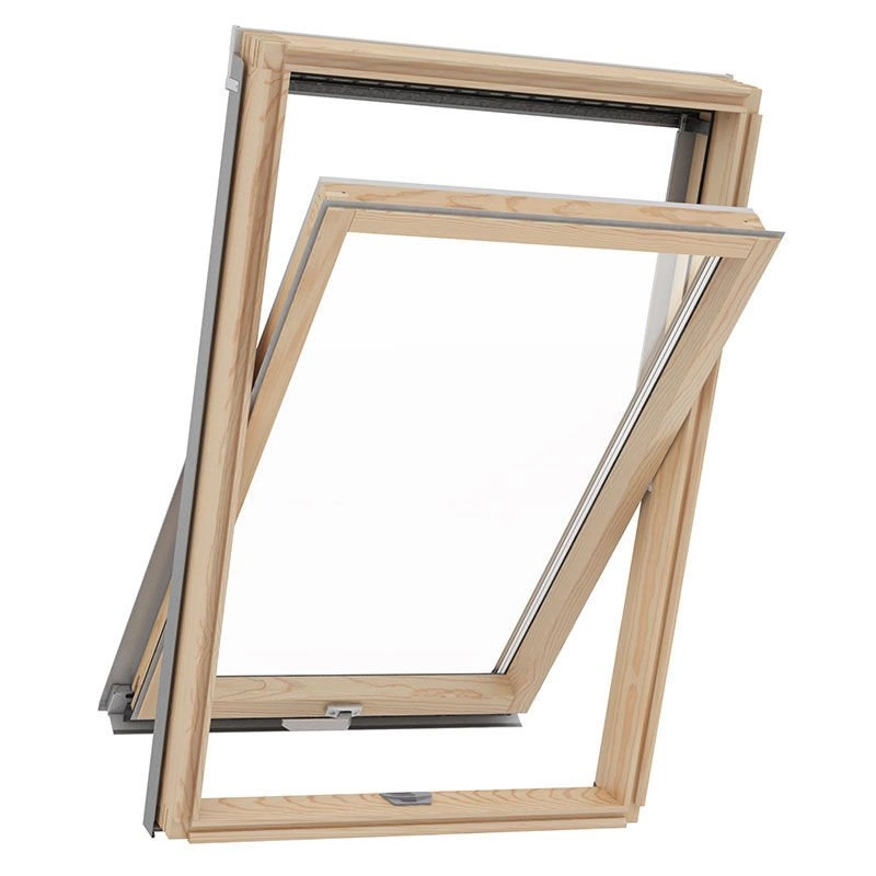 Zestaw 2x okno dachowe MAGNETIC NEO AAY M6A B1500 78x118 3-szybowe + kołnierz UCX 1+3 falisty