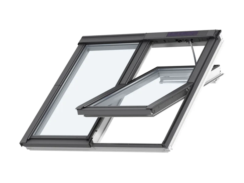 Okno dachowe Velux GGLS FFK08 206630 2w1 3-szybowe drewniane