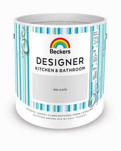 Farba do kuchni i łazienki lateksowa BECKERS Designer Kitchen&Bathroom Delicate mat 2,5l NOWOŚĆ