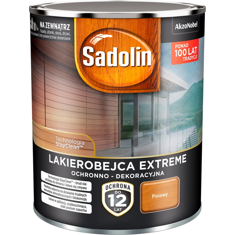 Lakierobejca ochronno- dekoracyjna SADOLIN EXTREME Piniowy 0,7l