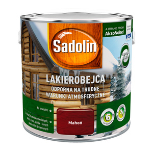 Lakierobejca do drewna SADOLIN Odporna na trudne warunki Mahoń 2,5l