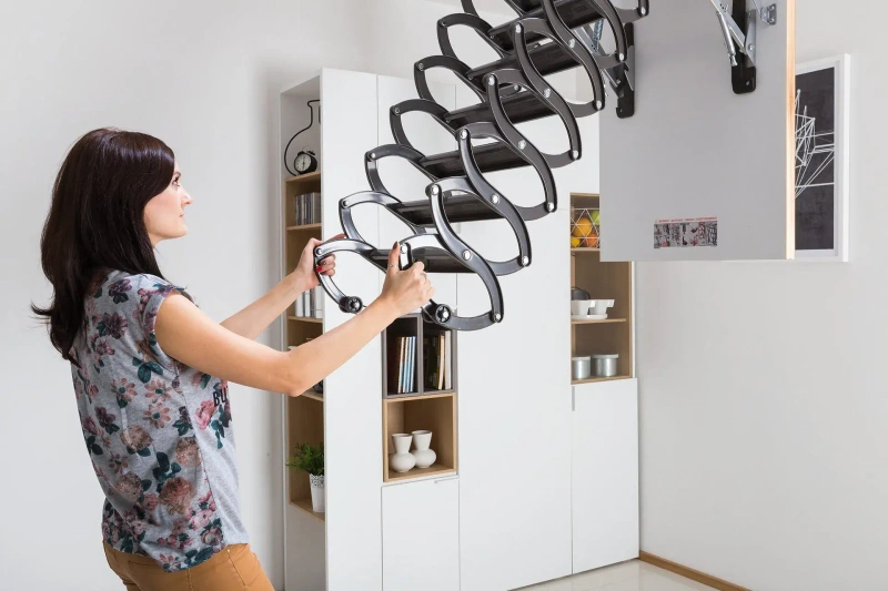 Schody strychowe Fakro LST 70x120/280 nożycowe termoizolacyjne