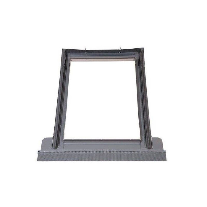Kołnierz do okna dachowego SKYFENS SKYLIGHT RAL 8019 55x78 do pokryć falistych