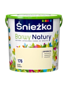 Farba do ścian i sufitów ŚNIEŻKA Barwy Natury jasne żonkile 176 mat 2,5l