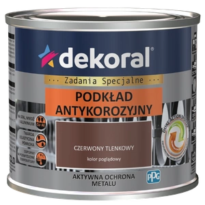 Podklad do stali DEKORAL PODKŁAD ANTYKOROZYJNY czerwony tlenkowy RAL 3009 0,5l