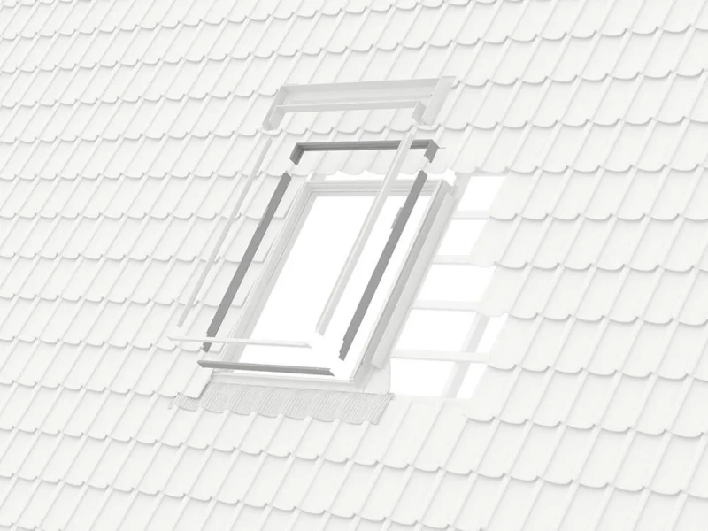 Kołnierz do okna dachowego Velux ELX PK10 0000 RAL 7043 94x160 do wymiany okien