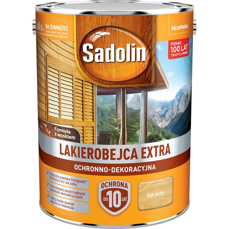 Lakierobejca do drewna SADOLIN EXTRA Dąb Jasny 5l