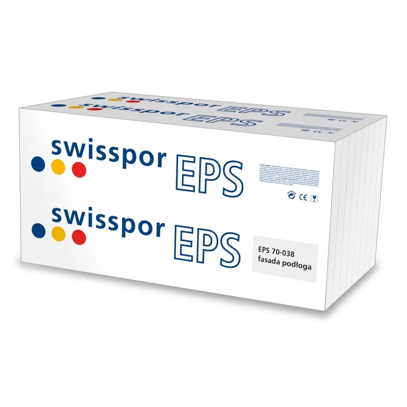 Styropian elewacyjno-podłogowy SWISSPOR  EPS 70 038 gr. 13 cm