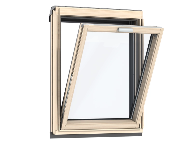 Okno dachowe kolankowe VELUX VFE PK35 2162 94x95 3-szybowe drewniane