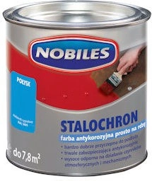 Farba antykorozyjna NOBILES Stalochron Czerwony RAL 3009 połysk 5l