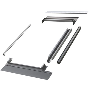 Kołnierz do okna dachowego Fakro KBV-2-P RAL 7022 114x118 kombi moduł środkowy do blachy panelowej