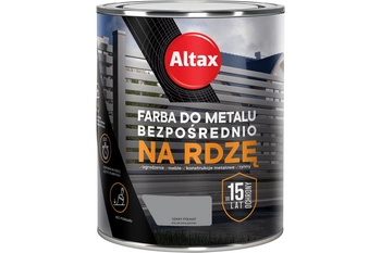 Farba do metalu ALTAX Bezpośrednio na rdzę szary półmat 0,75l