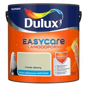 Farba do ścian i sufitów lateksowa Dulux EasyCare Trwale zielony mat 2,5L