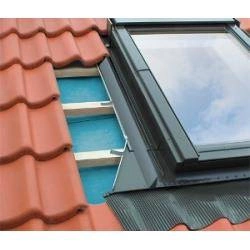 Kołnierz do okna dachowego Fakro KDN RAL 7022 114x78 kombi pionowe do pokryć falistych