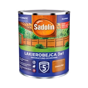 Lakierobejca do drewna SADOLIN LAKIEROBEJCA 3W1 Ciemny Dąb 0,7l