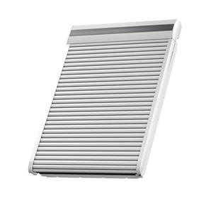 Roleta zewnętrzna do okna dachowego Velux SSL UK08 0700S jasnoszara 134x140 solarna