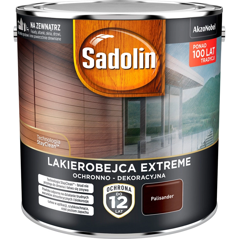 Lakierobejca ochronno- dekoracyjna SADOLIN EXTREME Palisander 2,5l