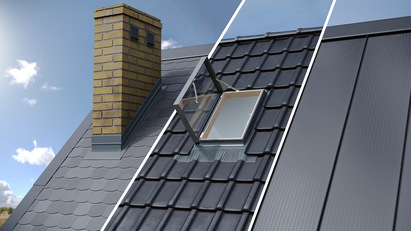 Wyłaz dachowy ROOFLITE+ Fenstro K300 45x73 z ogranicznikiem