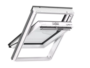 Okno dachowe Velux GLU FK08 0061 RAL 7043 66x140 3-szybowe drewniano-poliuretanowe