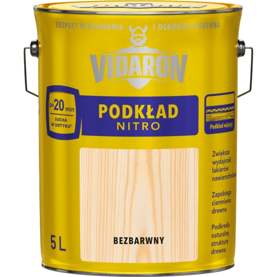 Podkład do drewna VIDARON Nitro mat 5l