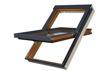 Okno dachowe Fakro PTP-V/GO U4 RAL 7016 66x78 3-szybowe PVC