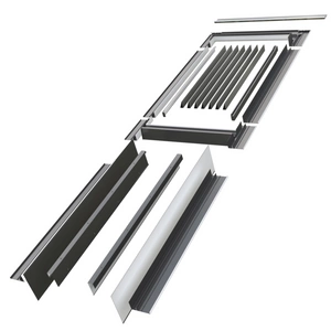 Kołnierz do okna dachowego Fakro EUV/B RAL 7022 94x140 do okien kolankowych