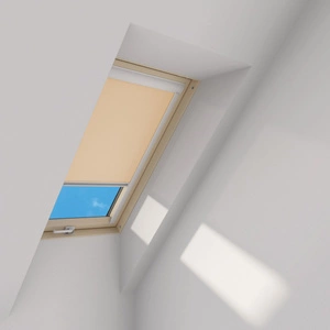 Roleta wewnętrzna do okna dachowego Fakro ARP/241 78x60 rozpraszająca manualna