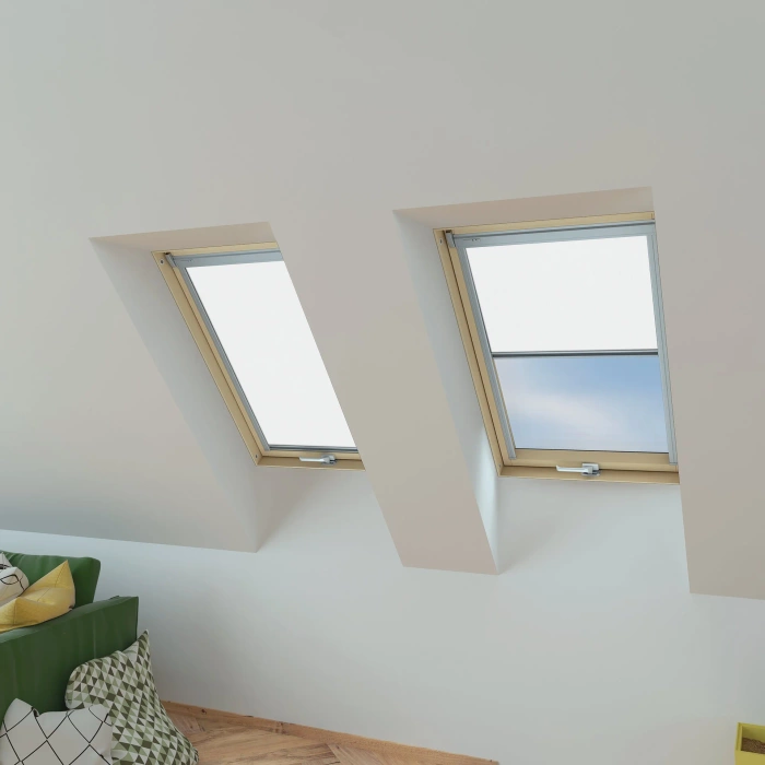 Roleta wewnętrzna do okna dachowego Fakro ARP Z-W/001 134x118 rozpraszająca elektryczna