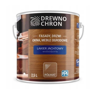 Lakier do drewna DREWNOCHRON LAKIER JACHTOWY półmat 2,5l