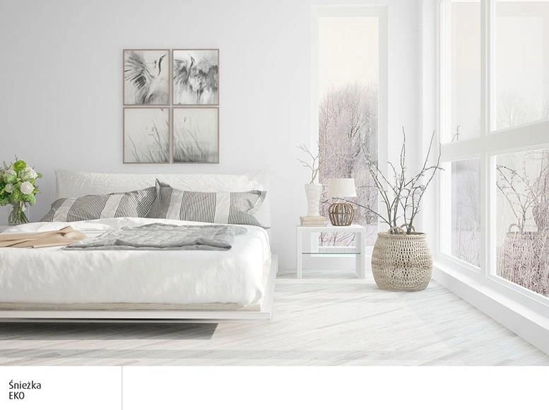 Farba do ścian i sufitów akrylowa ŚNIEŻKA EKO biała mat 1l