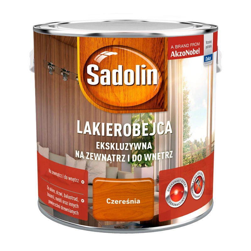 Lakierobejca do drewna SADOLIN Ekskluzywna Czereśnia 2,5l