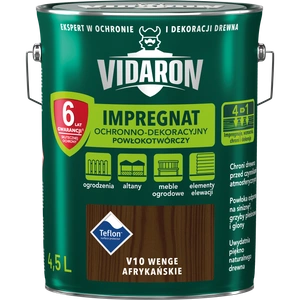 Impregnat do drewna VIDARON Powłokotwórczy wenge afrykańskie V10 mat 4,5l