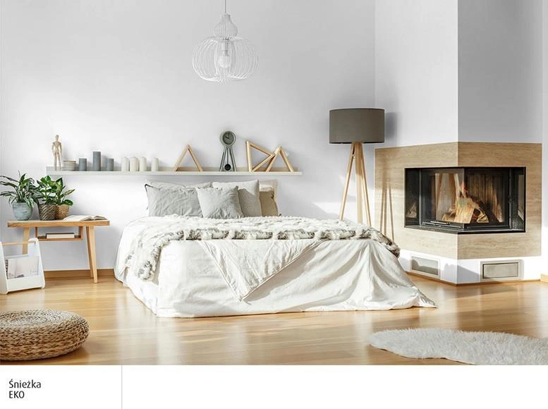 Farba do ścian i sufitów akrylowa ŚNIEŻKA EKO biała mat 1l