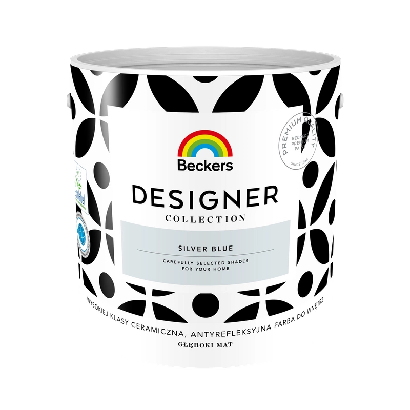 Farba do ścian i sufitów ceramiczna BECKERS Designer Collection Silver Blue mat 2,5l