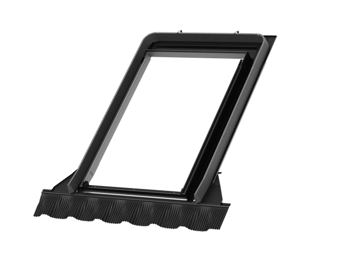 Kołnierz do okna dachowego Velux EDW MK08 2500 czarny  78x140 do pokryć wysokoprofilowanych