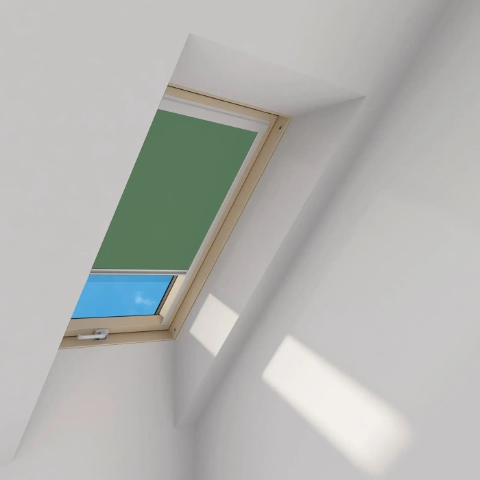 Roleta wewnętrzna do okna dachowego Fakro ARP Z-W/016 94x98 rozpraszająca elektryczna