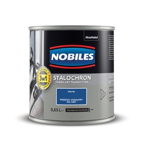 Farba antykorozyjna NOBILES Stalochron Niebieski sygnałowy RAL 5005 połysk 0,65l