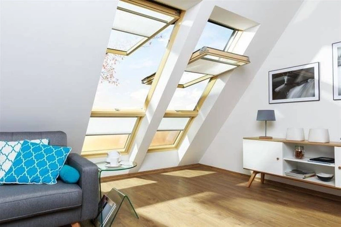 Balkon dachowy FAKRO FGH-V P5 RAL 7022 94x255 3-szybowe 