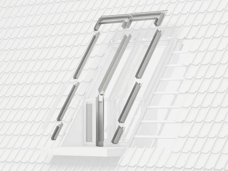 Mocowanie balustrady Velux EEX M35 0000 RAL 7043 do balkonu dachowego