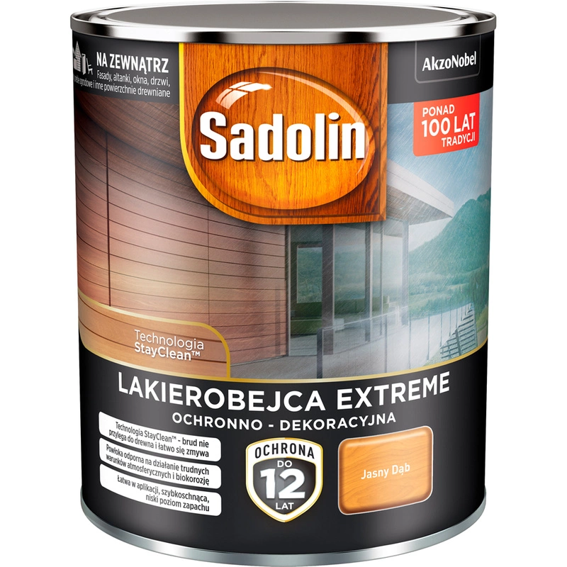 Lakierobejca ochronno- dekoracyjna SADOLIN EXTREME Jasny Dąb 0,7l