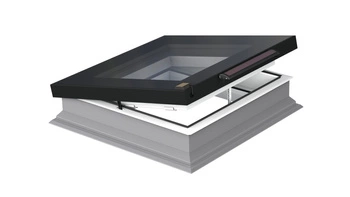 Okno do dachu płaskiego Fakro DEF DU6 Solar 60x60 3-szybowe