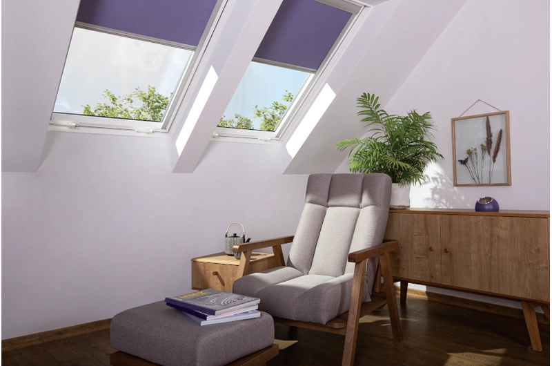 Okno dachowe FAKRO GreenView PTP-V U41 ABMX RAL 7016 55x78 3-szybowe