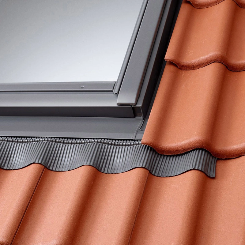 Kołnierz z BFX do okna dachowego Velux EZ PK08 1000 RAL 7043  94x140 do wymiany okien