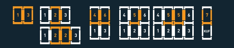 Kołnierz do okna dachowego ROOFLITE+ UCX F6A 13G RAL 7043 66x118 uniwersalny kombi 1+3