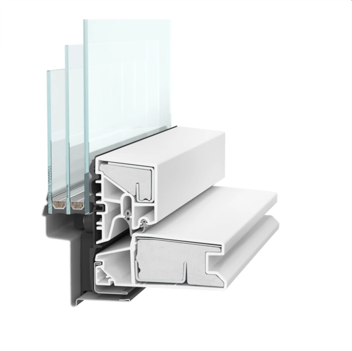 Okno dachowe ROOFLITE+ Trio PVC APY M8A B1500 PVC 3-szybowe 78x140 