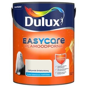 Farba do ścian i sufitów lateksowa Dulux EasyCare Niebywale śmietankowy mat 5L