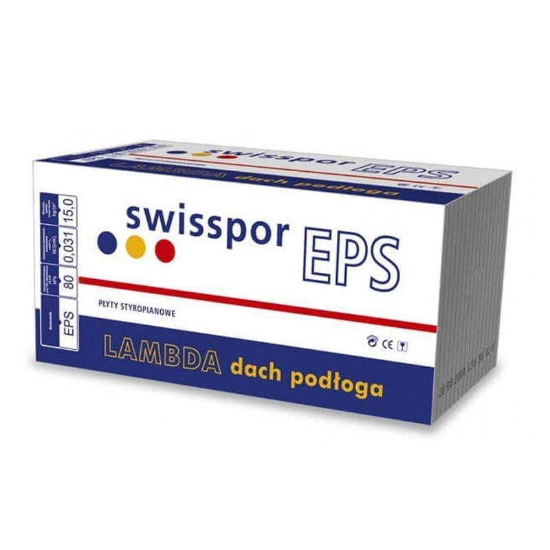 Styropian podłogowy SWISSPOR  LAMBDA MAX EPS 80 031 gr. 25 cm